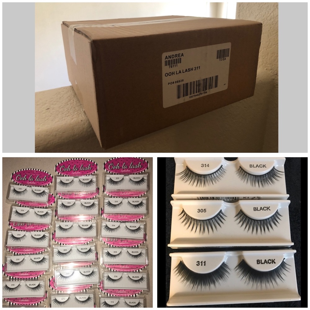 66 pairs of eyelashes! Box of eyelashes!!!!